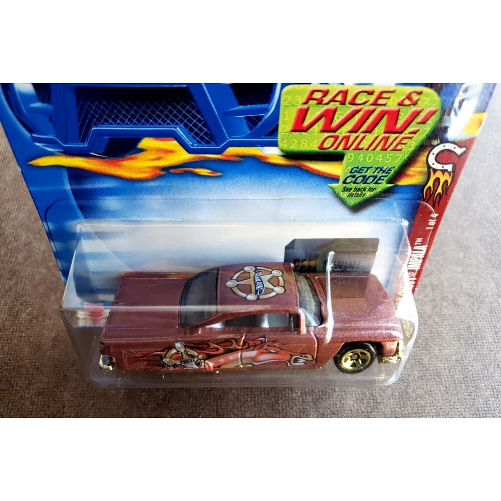 2002 Hot Wheels '59 CHEVY IMPALA Brown #055 Wild Frontier Series 1:64 GOLD 5-SP
